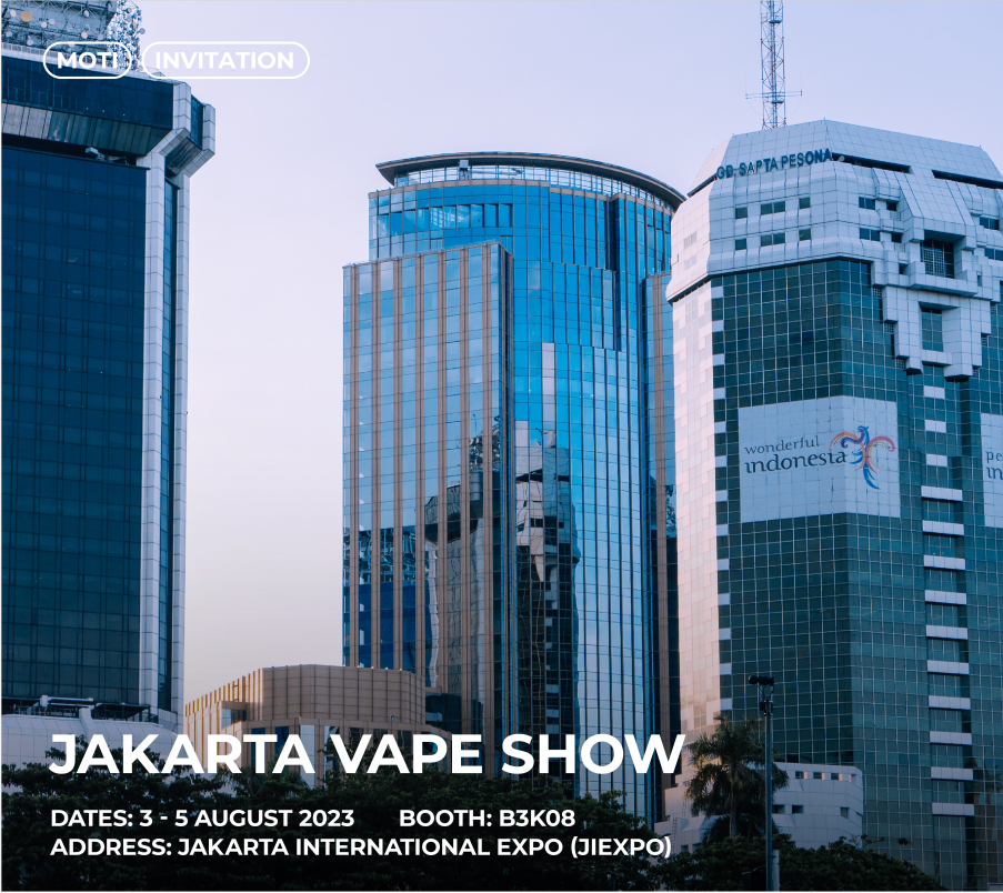 MOTI to Join the Jakarta Vape Show 2023 with Innovative Vaping Solutions