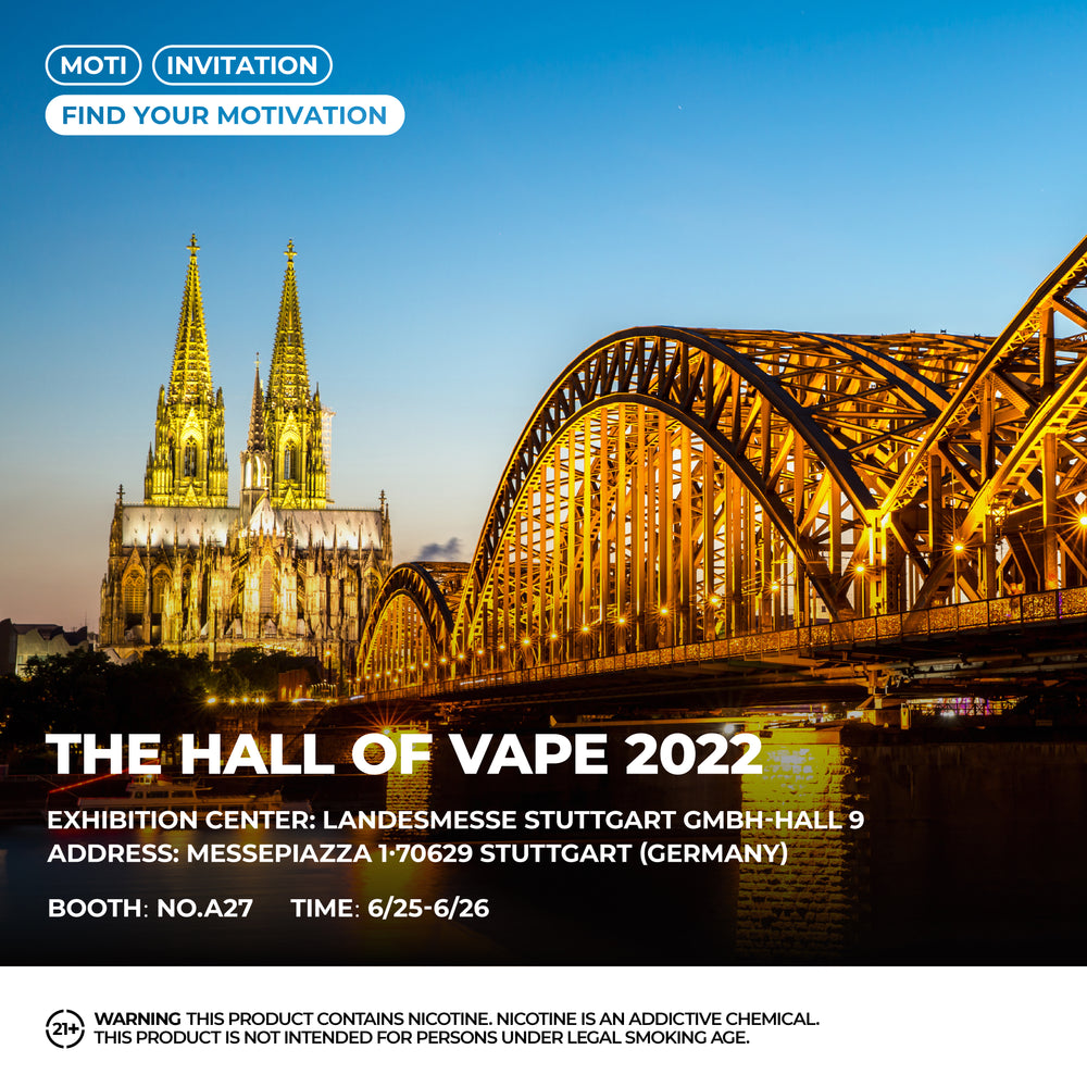 This Summer, Follow MOTI to Enjoy An Iced Vape Show At Stuttgart