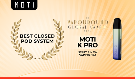 Leading Vape Brand MOTI Won the Vapouround 2023 Annual Award